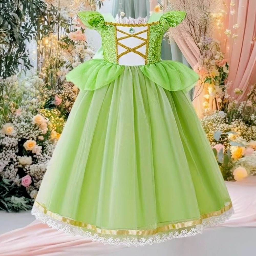 Enchanting Green Fairy Costume for Kids